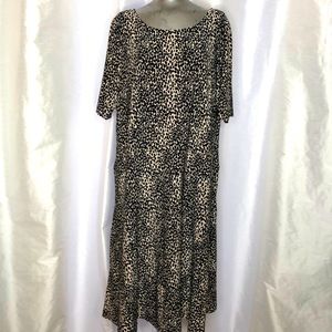 Size 20 black & white dress Jones of New York